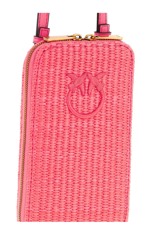 Raffia smartphone holder Fuchsia