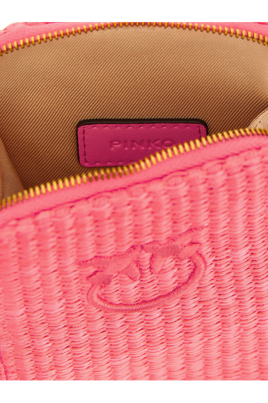 Raffia smartphone holder Fuchsia