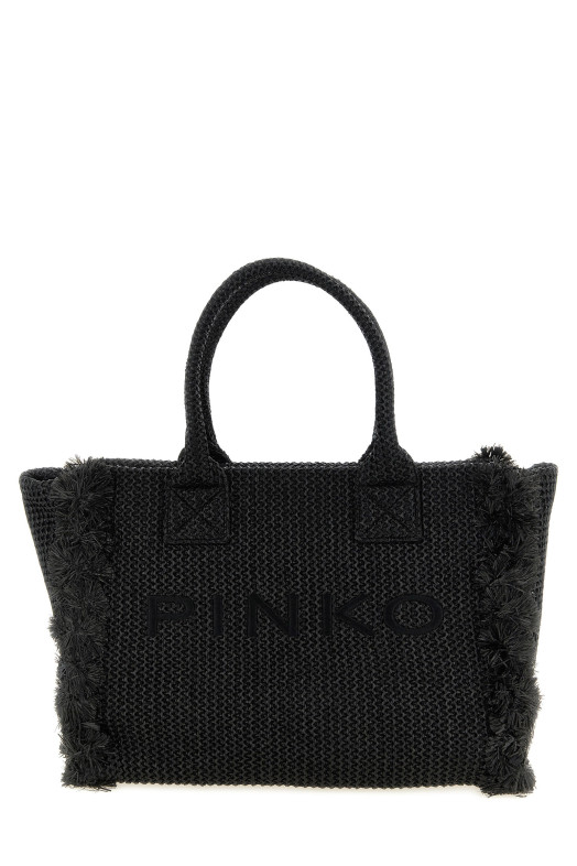 'Beach' large shopping bag Black