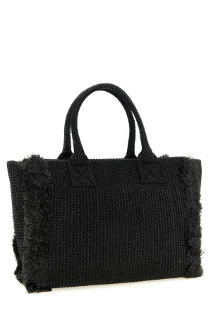 'Beach' large shopping bag Black