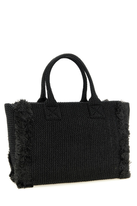 'Beach' large shopping bag Black