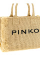 'Beach' large shopping bag Beige