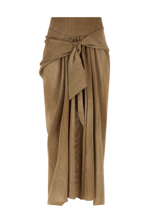 Marocain skirt Beige