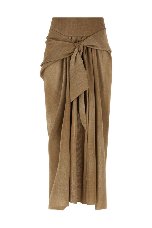 Marocain skirt Beige