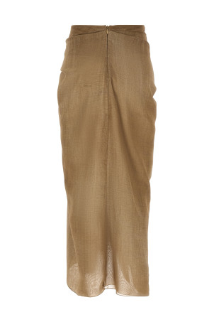 Marocain skirt Beige