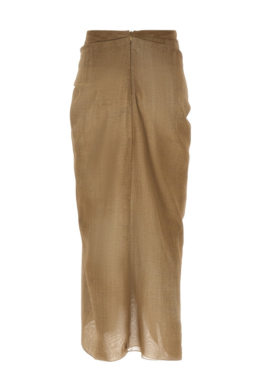 Marocain skirt Beige