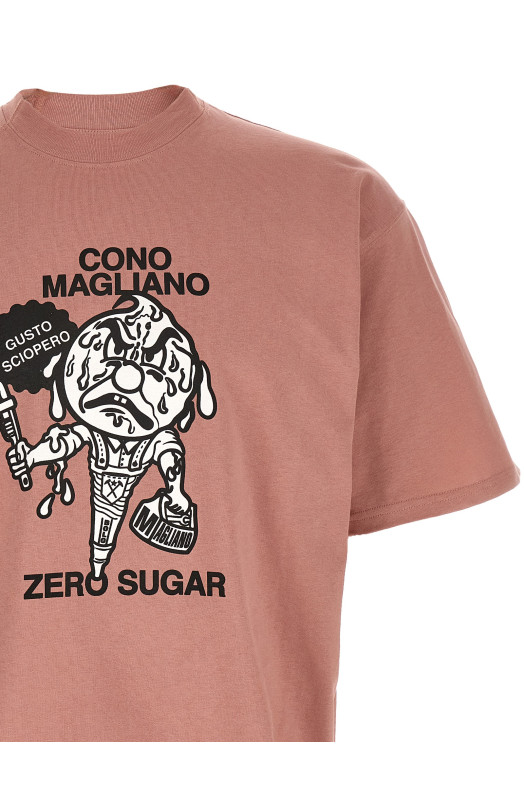 'Gusto Sciopero' T-shirt Pink