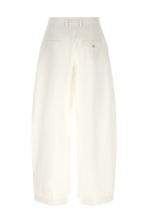 Cotton trousers White