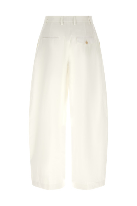 Cotton trousers White