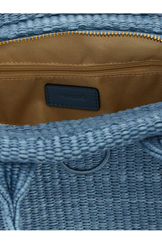 'Beach' mini shopping bag BLUE