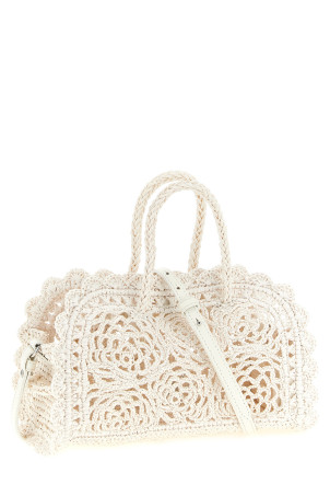 'Le Petit Turismo Crochet' handbag White