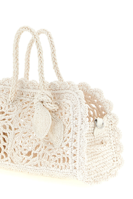 'Le Petit Turismo Crochet' handbag White