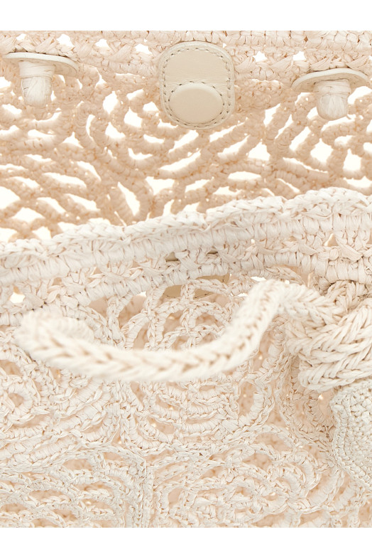 'Le Petit Turismo Crochet' handbag White