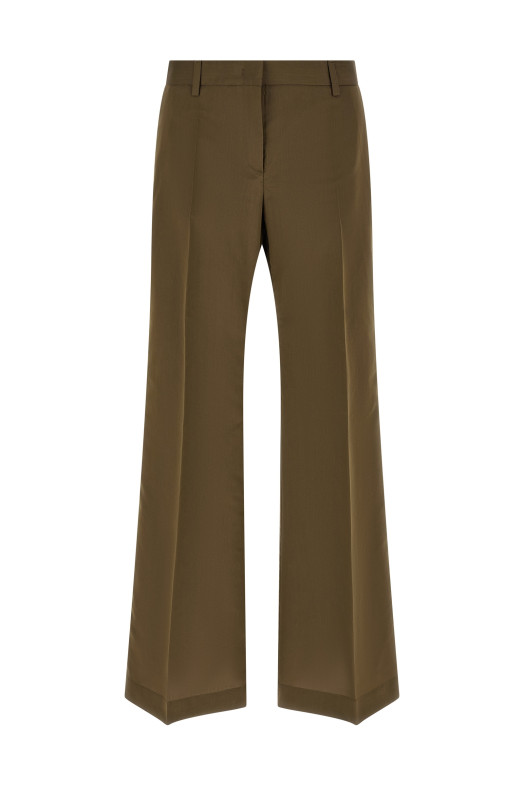 Брюки «хиппи» зеленого цвета CC828CO030625