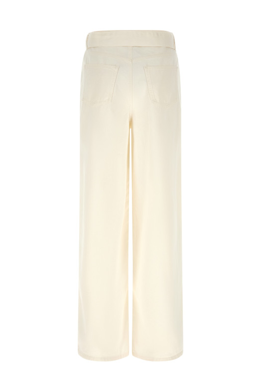 Wide leg jeans White