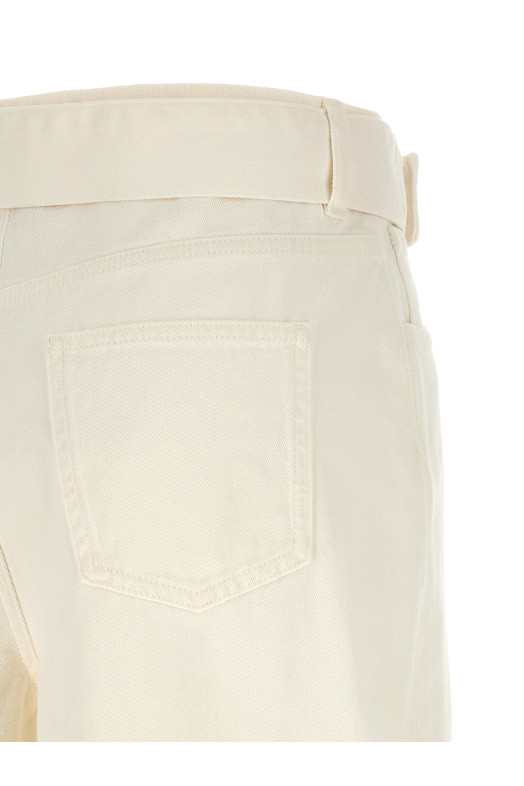 Wide leg jeans White