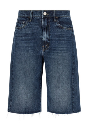 'The Half-Pipe Bermuda Fray' bermuda shorts Blue