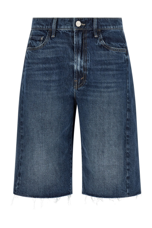 'The Half-Pipe Bermuda Fray' bermuda shorts Blue