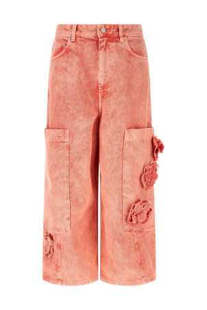 Джинси-крокси рожевого кольору GANNI A110016707R