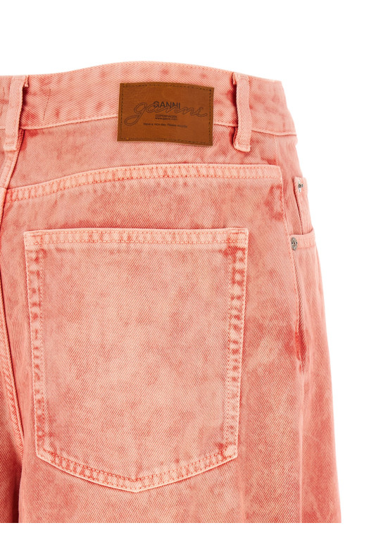 Cropped jeans Pink