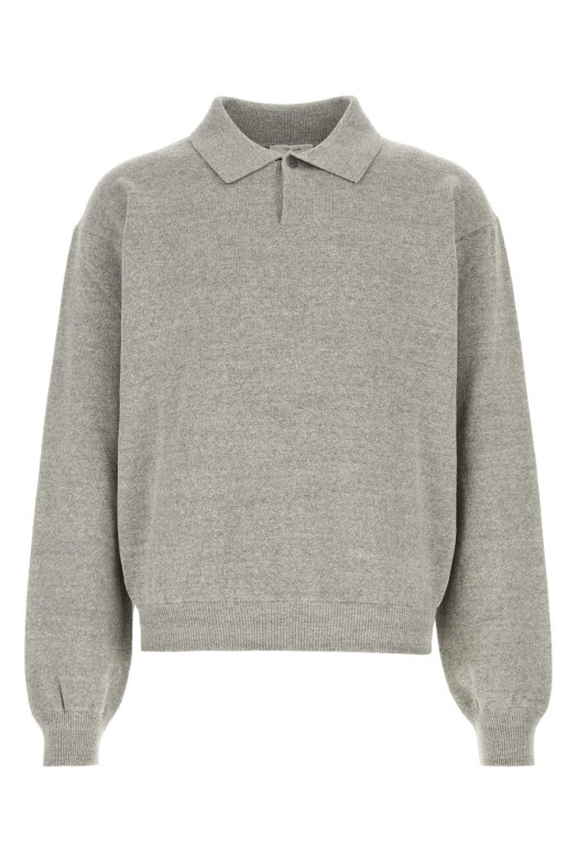 Grey cotton polo shirt THE ROW (1257Y978)
