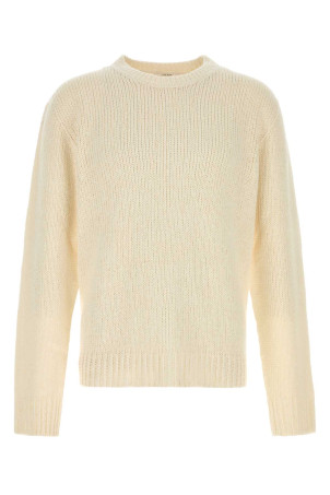 Ivory silk Laing sweater THE ROW (1260Y264)