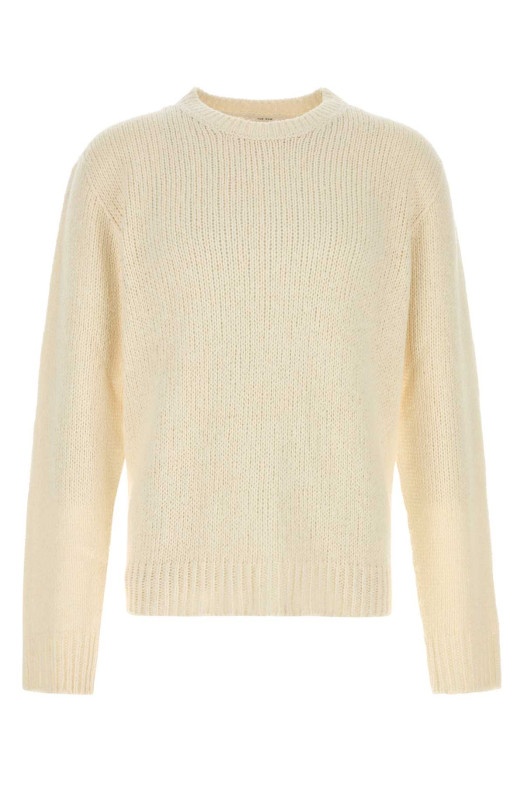 Ivory silk Laing sweater THE ROW (1260Y264)