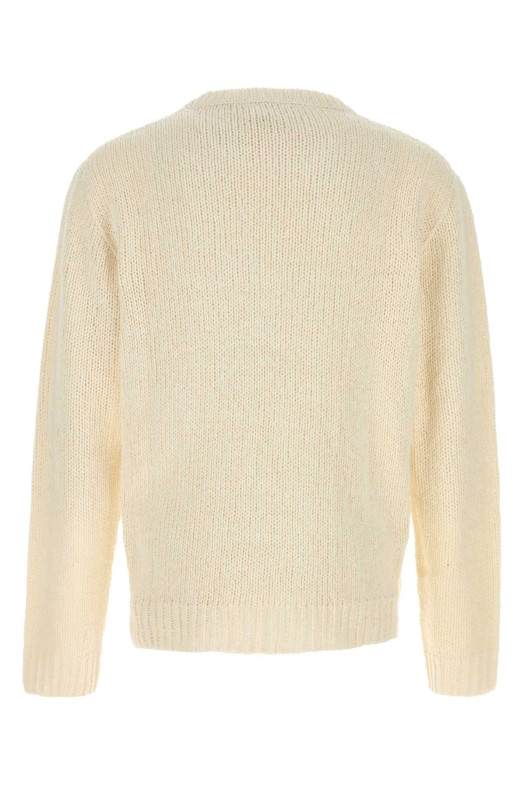 Ivory silk Laing sweater THE ROW (1260Y264)