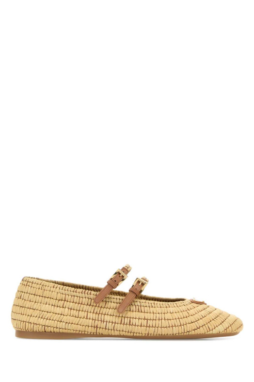 Raffia ballerinas PRADA (1F927NF0052ACS)