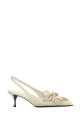 Ivory leather pumps PRADA (1I452OF055V69)