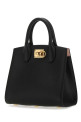 Black leather The Studio handbag SALVATORE FERRAGAMO (211424750036)