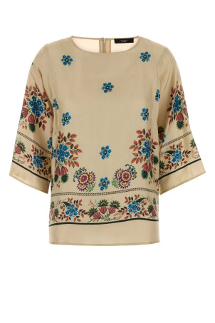 Printed silk Samba blouse WEEKEND (2615111062600)
