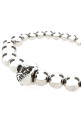 Silver metal bracelet ALEXANDER MCQUEEN (554504J160Y)
