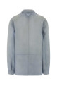 Светло-голубая замшевая куртка PRADA (56A236SOOO1835)