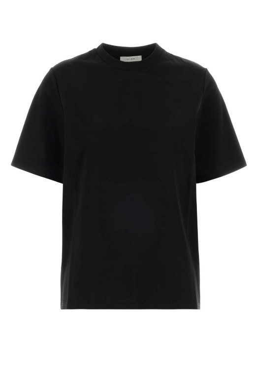 Black cotton Chiara t-shirt Black THE ROW (5739SK220)