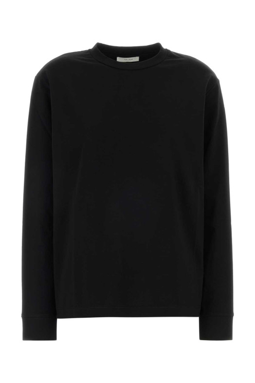 Black cotton oversize Ciles t-shirt Black THE ROW (6891SK220)