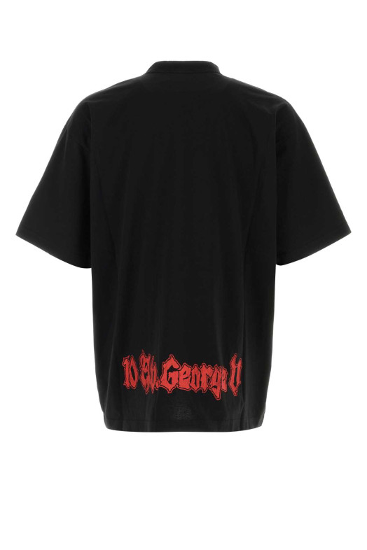 Medium Fit T-Shirt Black BALENCIAGA (764235TUVD5)