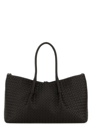 Black leather Pinacoteca shopping bag BOTTEGA VENETA (817166V5AG1)