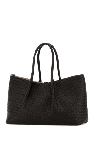 Black leather Pinacoteca shopping bag BOTTEGA VENETA (817166V5AG1)