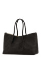Black leather Pinacoteca shopping bag BOTTEGA VENETA (817166V5AG1)