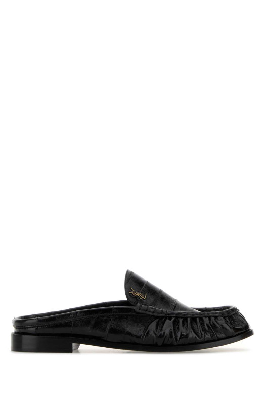 Black leather Le Loafers slippers Black SAINT LAURENT (8613360WXAF)