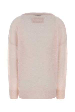 Pastel pink cashmere oversize sweater BALENCIAGA (870687T4152)