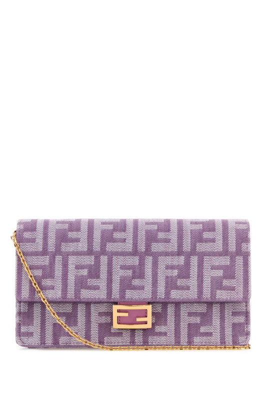 Embroidered denim wallet FENDI (8M0498AUT4)