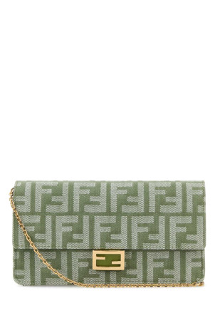 Embroidered denim wallet FENDI (8M0498AUT4)
