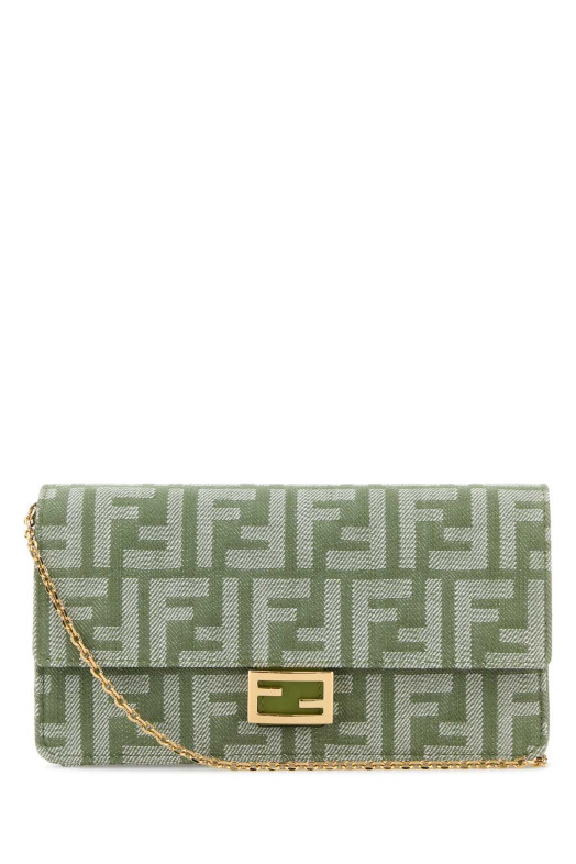 Embroidered denim wallet FENDI (8M0498AUT4)