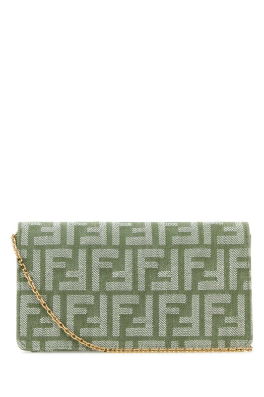 Embroidered denim wallet FENDI (8M0498AUT4)