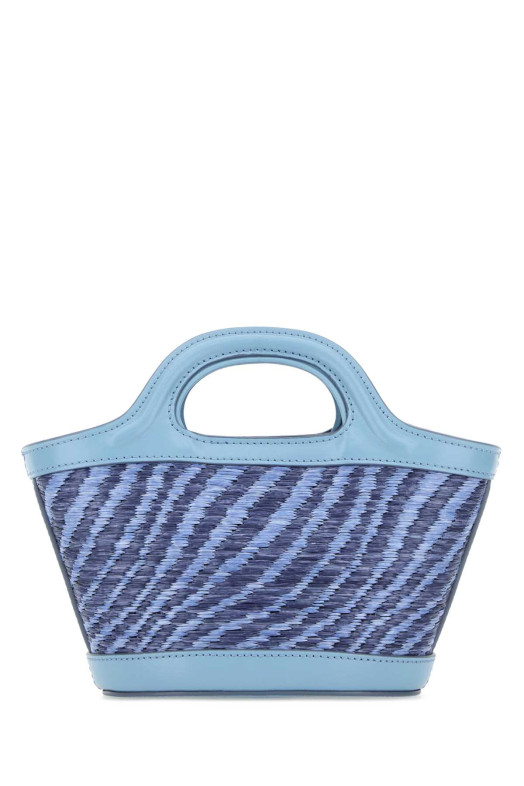 Two-tone rafia mini Tropicalia handbag MARNI (BMMP0067U2P9841)