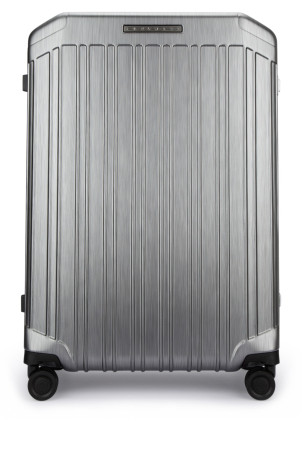 TROLLEY MEDIO 4 RUOTE IN POLICARBONATO E PELLE PIQUADRO (BV4427PQLM)