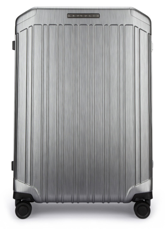 TROLLEY MEDIO 4 RUOTE IN POLICARBONATO E PELLE PIQUADRO (BV4427PQLM)