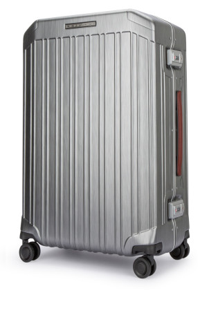 TROLLEY MEDIO 4 RUOTE IN POLICARBONATO E PELLE PIQUADRO (BV4427PQLM)